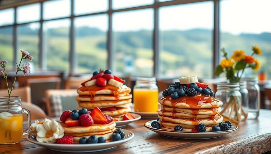 creative brunch pancakes