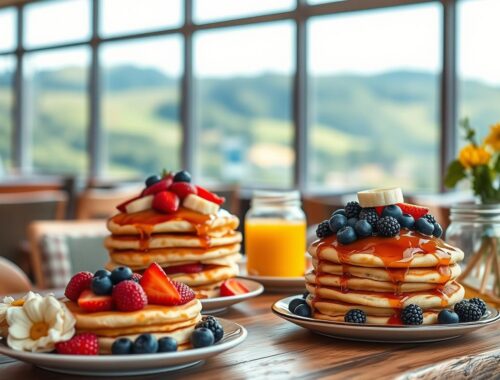 creative brunch pancakes