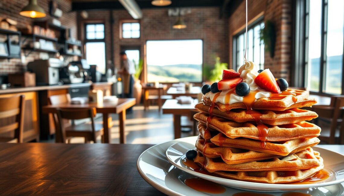 gourmet brunch waffles