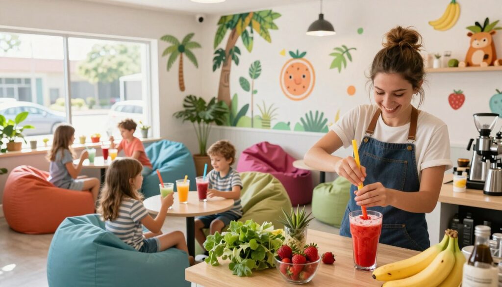 kid-friendly smoothie shops