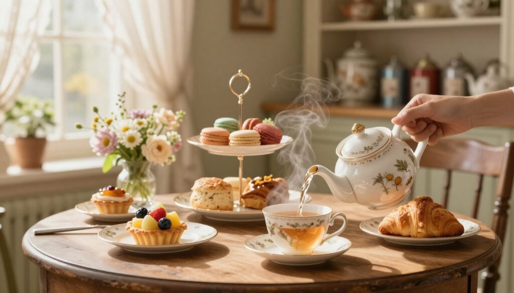 tea and pastry pairings at tea rooms near me