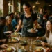 value brunch trends shown through coffee, small plates, and a sunny cafe table