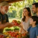Eat Local Month brunch table with Washington produce and coffee