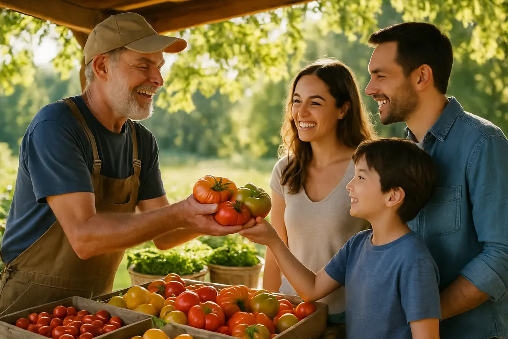 Eat Local Month brunch table with Washington produce and coffee