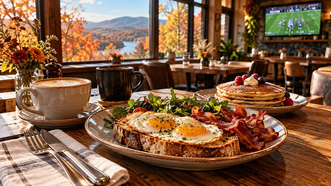 Autumn Café Brunch with Scenic_Views