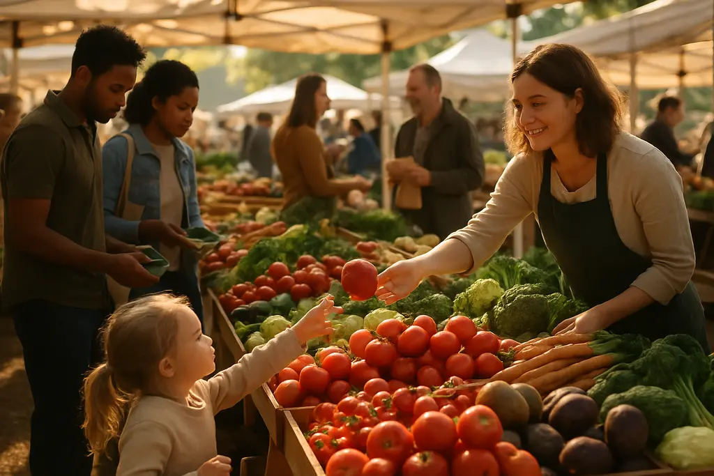 Local sourcing transparency shown through a seasonal restaurant table setting