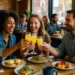 Longmont Restaurant Week brunch table with coffee, juice, and morning plates