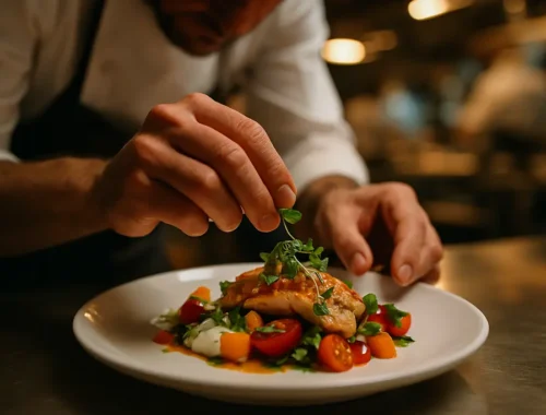 menu price increases shown through a restaurant menu, coffee cup, and brunch plate