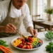 Personal chef costs planning with brunch dishes on a Hudson Valley kitchen table